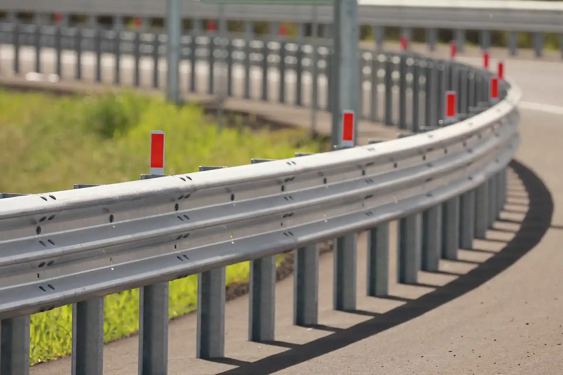 Thrie-Beam Crash Barrier